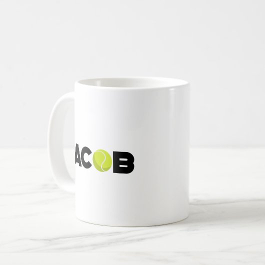 Jacob Tennis Kaffeetasse (Vorderseite Links)