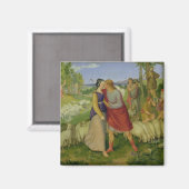 Jacob trifft Rachel, 1827 Magnet (Vorderseite/Rückseite)
