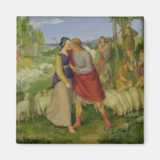 Jacob trifft Rachel, 1827 Magnet (Vorne)