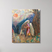 Jacob und der Engel | Odilon Redon | Leinwanddruck (Vorderseite)