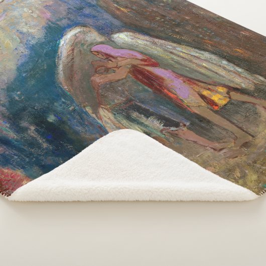 Jacob und der Engel | Odilon Redon | Sherpadecke (3/4)