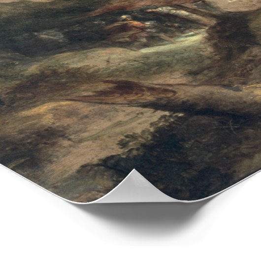 Jacob und der Engel Poster (Ecke)