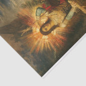 Jacob und der Engel von Gustave Moreau Seidenpapier (Ausschnitt)