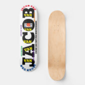 JACOB VAN 8 1/4" Skateboard Deck (Vorderseite)