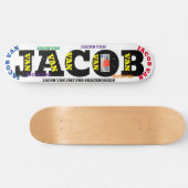 JACOB VAN 8 1/4" Skateboard Deck (Horizontal)