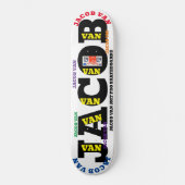 JACOB VAN 8 1/4" Skateboard Deck (Vorderseite)