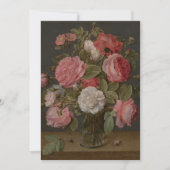 Jacob van Hulsdonck - Roses in a Glass Vase Einladung (Vorderseite)