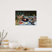 Jacob van Hulsdonck Still Life with Meat, Fish Poster (Küche)