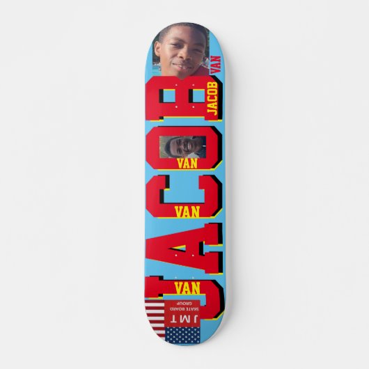 JACOB VAN JMT 7 3/4" Skateboard Deck (Vorne)