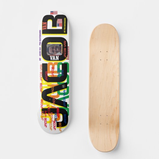 JACOB VAN JMT 7 3/4" Skateboarddecke Skateboard (Vorderseite)