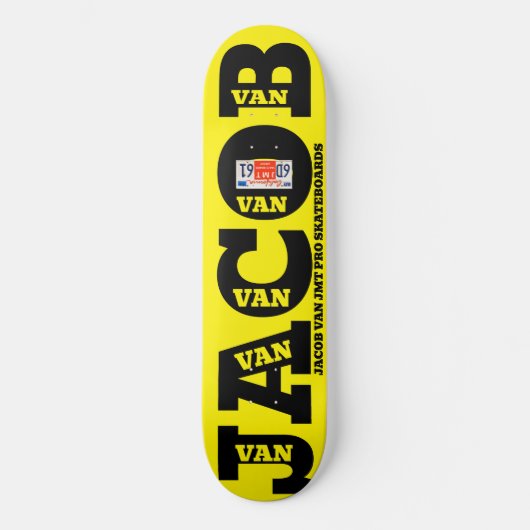 JACOB VAN JMT 8 1/4" Skateboard Deck (Vorderseite)