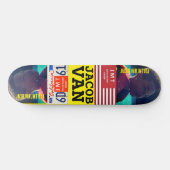 JACOB VAN JMT 8 1/4" Skateboarddecke Skateboard (Horizontal)
