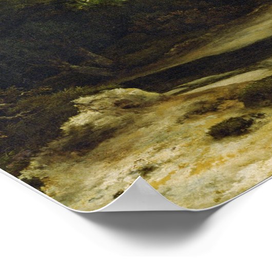 Jacob van Ruisdael Der Große Wald Poster (Ecke)