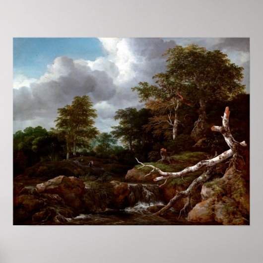 Jacob van Ruisdael Forest Scene Poster (Vorne)
