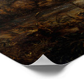 Jacob van Ruisdael Two Undershot Watermills Poster (Ecke)