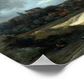 Jacob van Ruisdael View von Alkmaar Poster (Ecke)