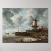 Jacob van Ruisdael Windmill at Wijk bij Duurstede Poster (Vorne)