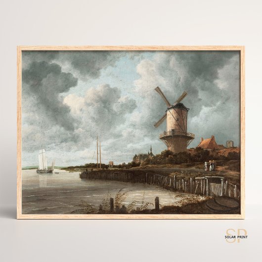 Jacob van Ruisdael Windmill at Wijk bij Duurstede Poster