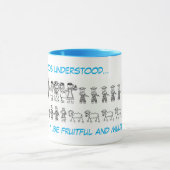 Jacob verstand ... zwei Töne Kaffee Tasse. Tasse (Zentrum)