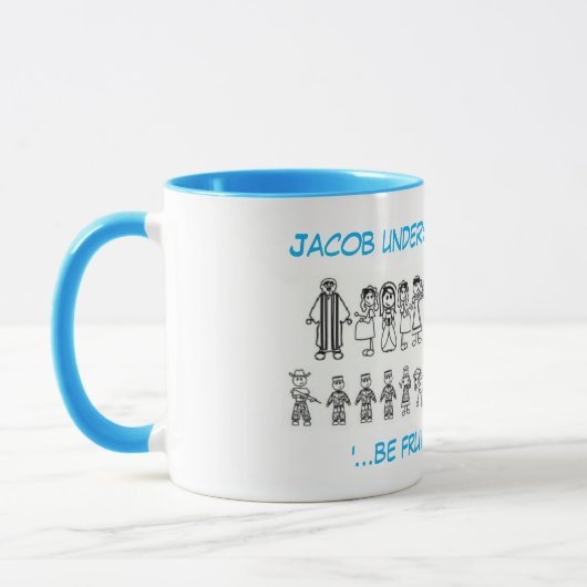 Jacob verstand ... zwei Töne Kaffee Tasse. Tasse (Links)