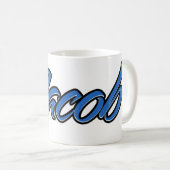 Jacob Vorname Name blue Tasse Kaffeetasse (VorderseiteRechts)