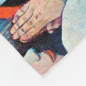 Jacob Wrestling mit dem Engel, Gauguin Fleecedecke (Ecke)