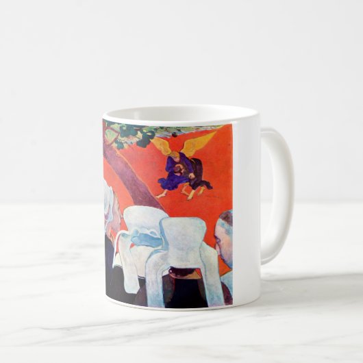 Jacob Wrestling mit dem Engel, Gauguin Kaffeetasse (VorderseiteRechts)