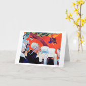 Jacob Wrestling mit dem Engel, Gauguin Karte (Gelbe Blume)