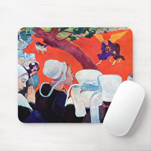 Jacob Wrestling mit dem Engel, Gauguin Mousepad (Mit Mouse)