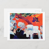 Jacob Wrestling mit dem Engel, Gauguin Postkarte (Vorne/Hinten)