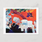 Jacob Wrestling mit dem Engel, Gauguin Postkarte (Vorderseite)