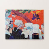 Jacob Wrestling mit dem Engel, Gauguin Puzzle (Horizontal)