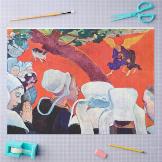 Jacob Wrestling mit dem Engel, Gauguin Seidenpapier (Basteln)