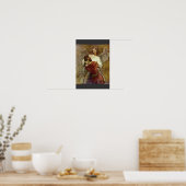 Jacob Wrestling mit dem Engel von Rembrandt Poster (Küche)