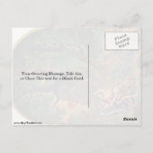 Jacob Wrestling mit Engel von Eugene Delacroix Postkarte (Rückseite)