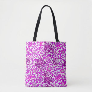 Jacobäischer Blumenstil, Amethystpurpur & Lila Tasche