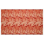 Jacobean Blumen-Damast, Mandarine und Hellorangees Stoff (Fat Quarter (45,7 x 55,9 cm))