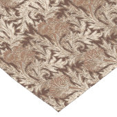 Jacobean Blumen-Damast, Taupe TAN und Creme Kurzer Tischläufer (Ecke)