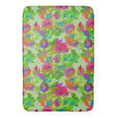 Jacobean Floral Twist Kreide Badematte (Vorderseite Vertikal)