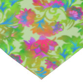 Jacobean Floral Twist Kreide Tischdecke (Schrägansicht)