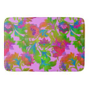 Jacobean Floral Twist Rouge Badematte