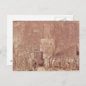 Jacobin Club während der Revolution Postkarte (Vorne/Hinten)