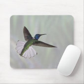 Jacobin Florisuga melivora Costa 2 Mousepad (Mit Mouse)
