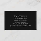 Jacobin Hummingbird Business Card Visitenkarte (Rückseite)