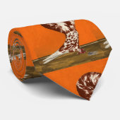 Jacobin Pigeon Red Splash Krawatte (Gerollt)