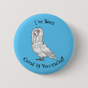 Jacobin-Taube-Cartoon Button
