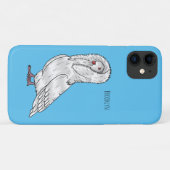 Jacobin-Taube-Cartoon Case-Mate iPhone Hülle (Rückseite (Horizontal))