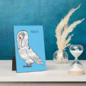 Jacobin-Taube-Cartoon Fotoplatte (Seite)