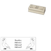 Jacobin-Taube-Cartoon Gummistempel (Stempel)