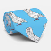 Jacobin-Taube-Cartoon Krawatte (Gerollt)